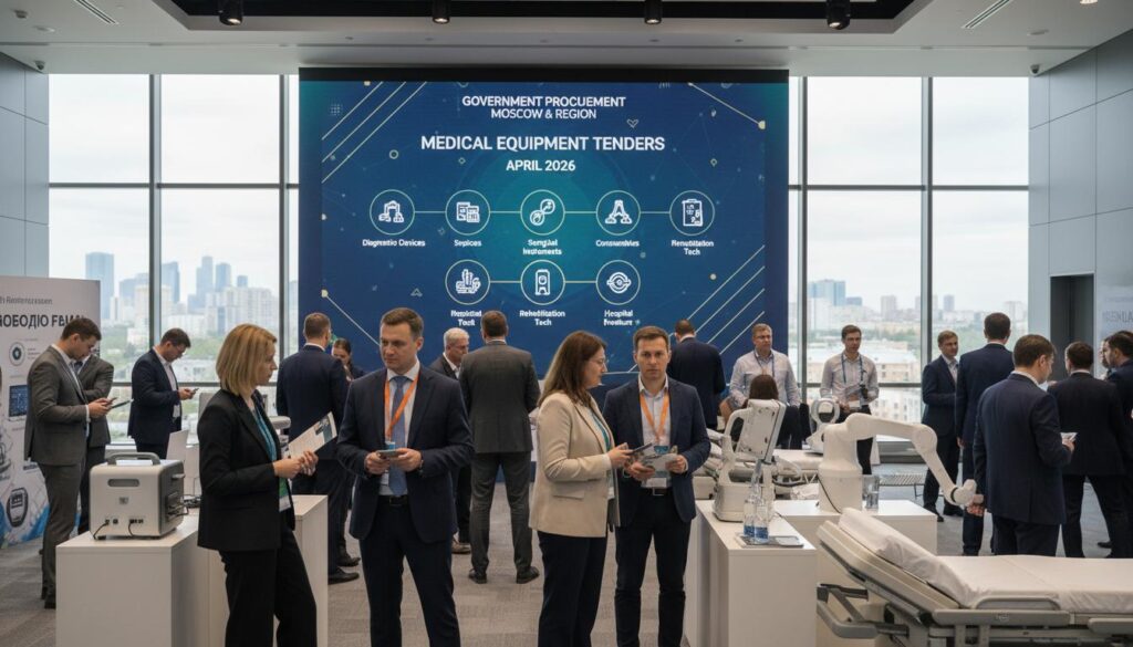 Госзакупки Москвы и Московской области: тендеры апреля 2026 для поставщиков медизделий и оборудования — как зайти, не потерять деньги и выиграть